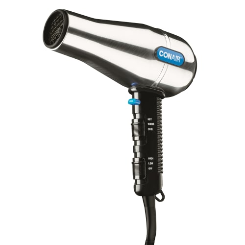 Conair® Hair Dryer, 1875W, Brushed Chrome